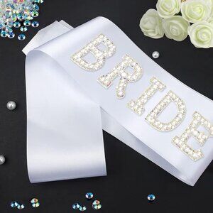 Rhinestones Bachelorette Sash
